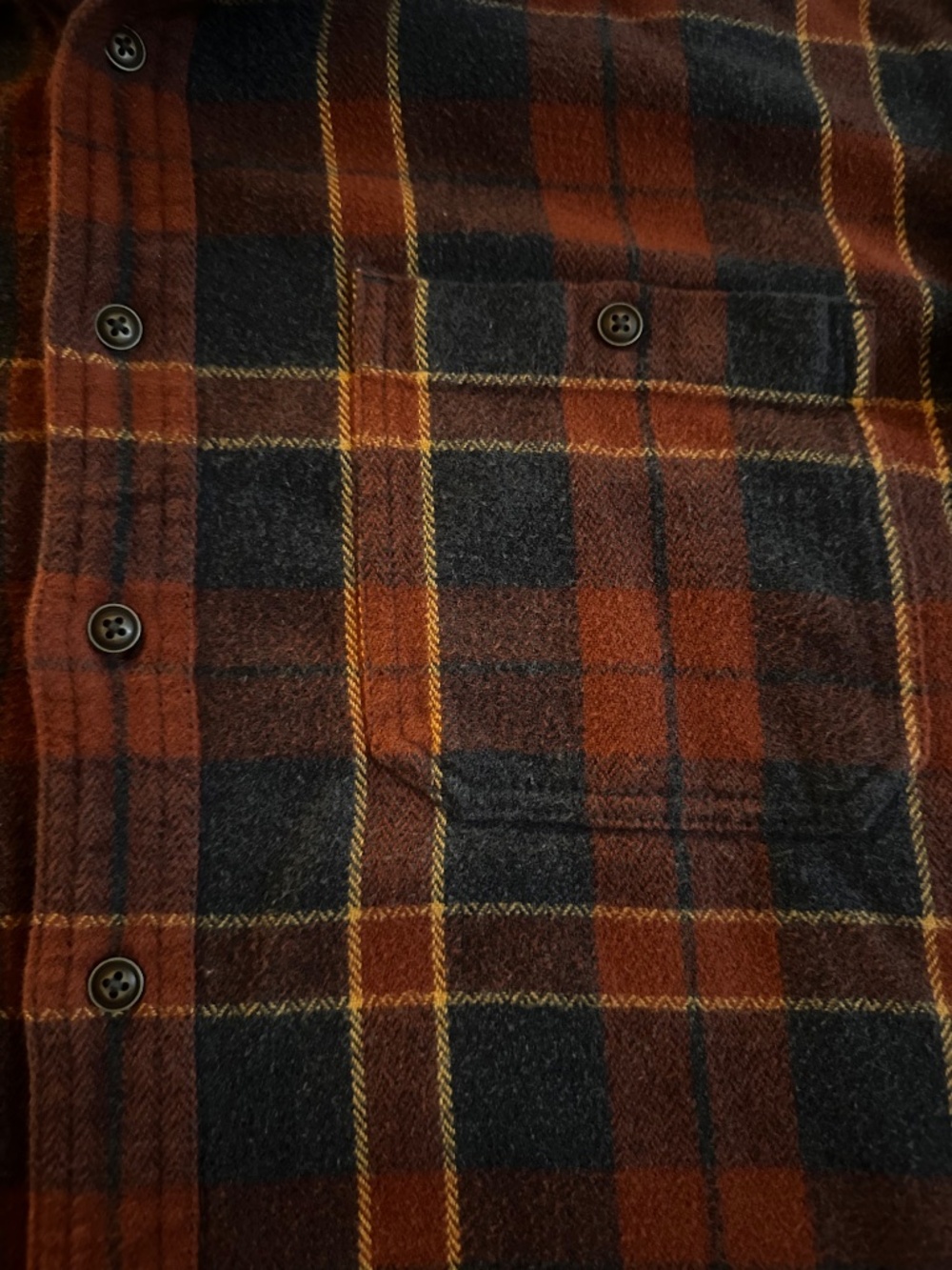 Kava- Men’s Long Sleeve Plaid Button-Up Flannel - Picture 5 of 8